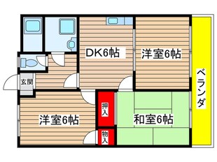 ｸﾞﾗﾝﾍﾞ-ﾙ滝の水の物件間取画像